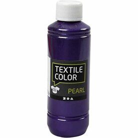 Textielverf Violet - Dekkende Parelmoer - DIY Textielverf - 250 ml