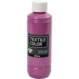 Textielverf Fuchsia Roze - Dekkend - Stofverf &amp; Kledingverf - 250 ml