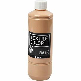Textielverf Licht Beige - Creotime Stofverf - 500ml
