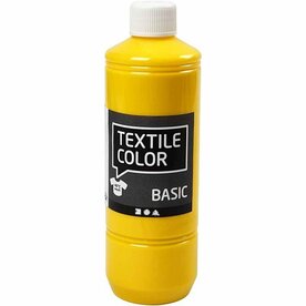 Textielverf Primair Geel - DIY Kledingverf - 500ml