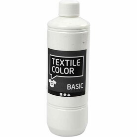 Textielverf Wit - Witte Kledingverf - DIY Textielverf 500ml