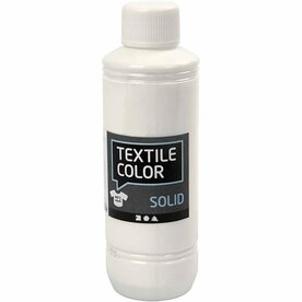 Textielverf Wit - Witte Textielverf - Dekkend - 250ml