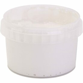 Vingerverf - Wit - Primo - 250ml - Kindvriendelijk - Veilig voor Huid - Felle Kleuren - Geschikt voor Papier en Hout - Geweldige Tactiele Ervaring