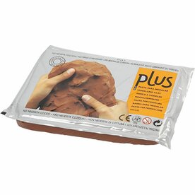 Zelfhardende Klei Terracotta &ndash; Luchtdrogende Boetseerklei &ndash; 12x1000 g