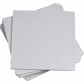 3D Foam Pads | Dubbelzijdig Foam Tape | Foam Pads Kaarten Maken | Foam Pads Scrapbooking | 5x5 mm | 1 mm | 4000 Stuks
