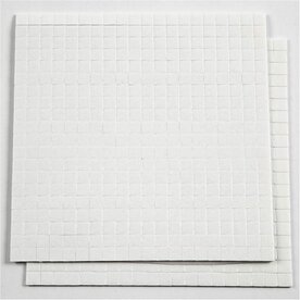 3D Foam Pads | Dubbelzijdig Foam Tape | Foam Pads Kaarten Maken | Foam Pads Scrapbooking | 5x5 mm | 1 mm | 800 Stuks