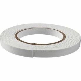 3D Foam Tape Op Rol - Dubbelzijdig Klevend Foam Tape - 3D Effect Tape - Foam Tape Voor Knutselen - Kaarten Maken Tape - Scrapbooking Foam Tape - B: 12 mm - Dikte 2 mm - 5 Meter