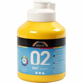 Acrylverf Geel | Hobbyverf | Gele Acrylic Verf | 500 ml | 1 stuk