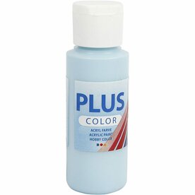 Acrylverf - Blauwe Verf - Acrylaatverf - Acrylic paint - Hobbyverf - Sneldrogende Verf - Dekkende Verf - Waterbasis Verf - Hoogwaardige Decoratie Verf - Ice Blue - Plus Color Verf - 60ml