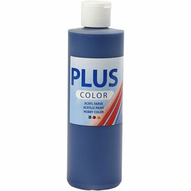 Acrylverf - Marineblauwe Verf - Acrylaatverf - Acrylpaint - Hobbyverf - Sneldrogende Verf - Dekkende Verf - Waterbasis Verf - Hoogwaardige Decoratie Verf - Plus Color Verf - 250ml