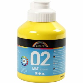 Acrylverf Geel | Hobbyverf | Gele Acrylic Verf | 500 ml | 1 stuk