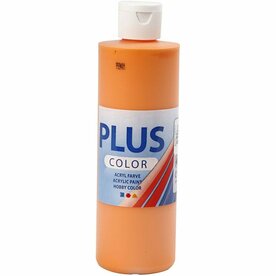 Acrylverf Pumpkin Oranje oranje (Plus Color) | Hobbyverf | Oranje acrylic verf | Dekkend | 250 ml | 1 stuk