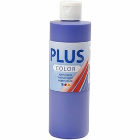 Acrylverf - Blauwe Verf - Acrylaatverf - Acrylic paint - Hobbyverf - Sneldrogende Verf - Dekkende Verf - Waterbasis Verf - Hoogwaardige Decoratie Verf - Ultra Marine - Plus Color Verf - 250ml