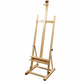 Schildersezel Beukenhout | Atelierezel | Verstelbaar | Kunstenaars ezel | Studio ezel | 247 cm | 1 stuk