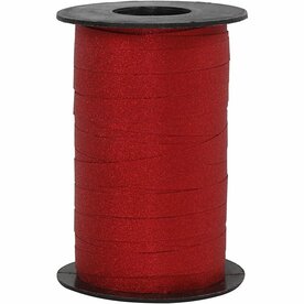 Cadeaulint &ndash; Rood Glitter Lint &ndash; 10 Mm &ndash; 100m
