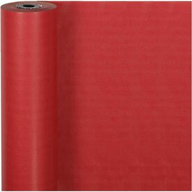 Cadeaupapier Rood &ndash; Gerecycled Inpakpapier &ndash; 50 Cm x 100 M