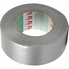 Canvas Tape - Zilver - Extra Sterk - 50 mm - 50 m
