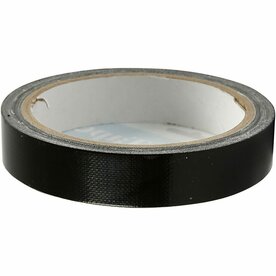 Canvas tape, b: 19 mm, zwart, 25m kopen?