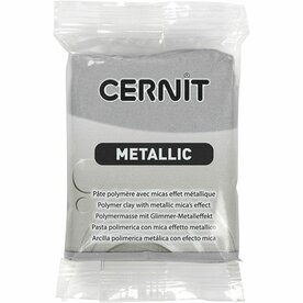 Cernit Boetseerklei - Zilveren Metallic Klei - 56 Gram