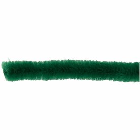 Chenille Draad - Pluche Draad - Pijpenragers - Donkergroen - 15mm
