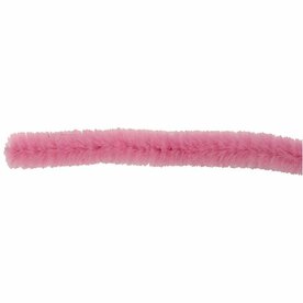 Chenille Draad - Pluche Draad - Pijpenragers - Roze - 15mm