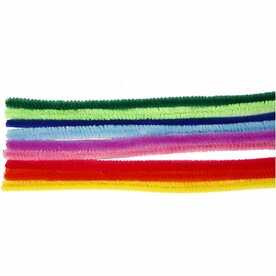 Chenille Draad - Pluche Draad - Pijpenragers - Multi Kleuren - 9mm