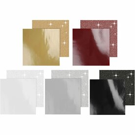 Design Papier 30,5x30,5 cm, 120+128 gr - 5x10 Dozen Creatief Papier