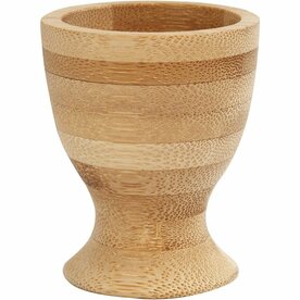 Houten eierdop &ndash; 6x4,8 cm &ndash; 1 stuk