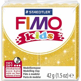 FIMO Afbak Klei Goud Glitter &ndash; DIY Kleiprojecten &ndash; 42 g