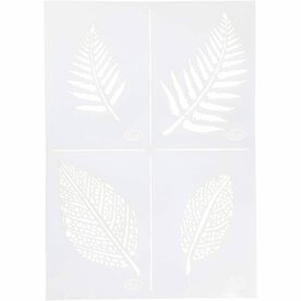 Bladeren Sjabloon - Flexibel A4 Sjabloon - DIY Decoratie