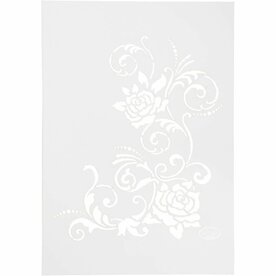 Flexibel Bloemensjabloon - A4 Formaat - DIY Knutselpatroon