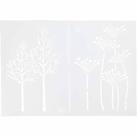 Sjabloon Najaar - Herbruikbaar DIY Verfsjabloon - A4