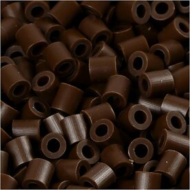 Strijkkralen donkerbruin &ndash; Nabbi foto kralen 6000 stuks