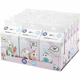 Klei Set Kinderen | Foam Clay Set | Boetseerklei Set | Zelfhardende Kinderklei | Blauw Groen Roze