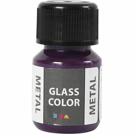 Glasverf - Metallic Paars - 30 ml - DIY Glasverf &amp; Serviesverf