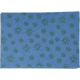 Blauw hobbyvilt A4 glitter set &ndash; Hobbyvilt &ndash; Vilt &ndash; Knutselvilt &ndash; Vilt stof &ndash; Glitter vilt &ndash; 10 vellen