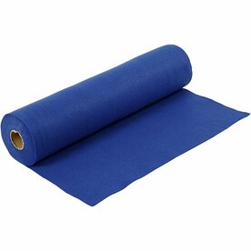 Blauw hobbyvilt op rol &ndash; Hobbyvilt &ndash; Vilt &ndash; Knutselvilt &ndash; Vilt stof &ndash; Vilt op rol &ndash; 45cm x 5m