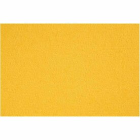 Geel hobbyvilt vel &ndash; Hobbyvilt &ndash; Vilt &ndash; Knutselvilt &ndash; Vilt stof &ndash; 42x60 cm &ndash; 3mm