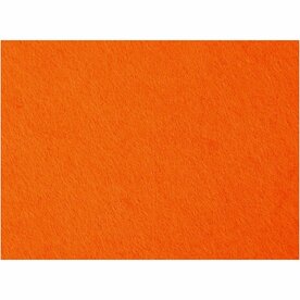 Oranje hobbyvilt vel &ndash; Hobbyvilt &ndash; Vilt &ndash; Knutselvilt &ndash; Vilt stof &ndash; 42x60 cm &ndash; 3mm