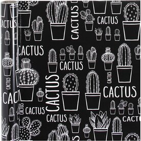 Groen Cactus Inpakpapier &ndash; DIY Cadeaupapier &ndash; 5 m