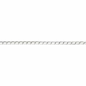 Jasseron, b: 6 mm, verzilverd, 5m