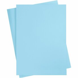 Blauw Karton A2 180 Grams | Hobbykarton | Hemelsblauw Knutselkarton | Blauw Papier 42x60 cm | 100 Vellen