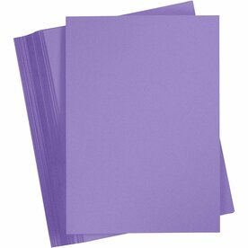 Paars Karton A4 180 Grams | Hobbykarton | Paars Knutselkarton | 21x29,7 cm | 100 Vellen