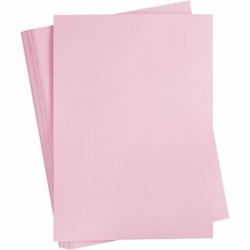 Roze Karton A2 180 Grams | Hobbykarton | Paars Roze Knutselkarton Grootverpakking | 100 Vellen