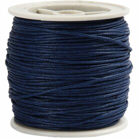 Katoenkoord, blauw, dikte 1 mm, 40 m/ 1 rol