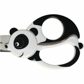 Kinderschaar panda design &ndash; veilige schaar 13 cm