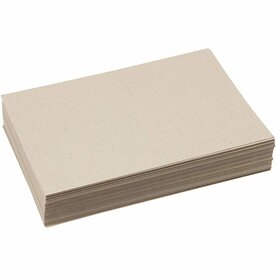 Kraft Karton - Bruin Kraft Tekenpapier En Knutselkarton - Bruin Gerecycled Hobbypapier - DIY Kaarten Maken - Tekenen en Knutselen - A4 Hobbykarton Kraft - 21x29,7 cm - 225 gram - 125 vellen