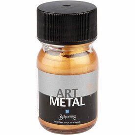 Metallic verf Medium Goud goud | Acrylverf metallic | Goudkleurige hobbyverf | Glanzend | 30 ml | 1 stuk