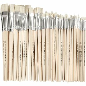 Schilderkwasten - Aquarel &amp; Acryl - 68-delige Set