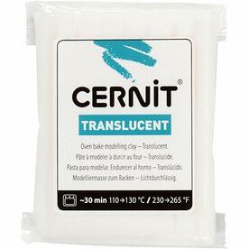 Cernit Boetseerklei - Transparant - Porseleinlook - 56 Gram